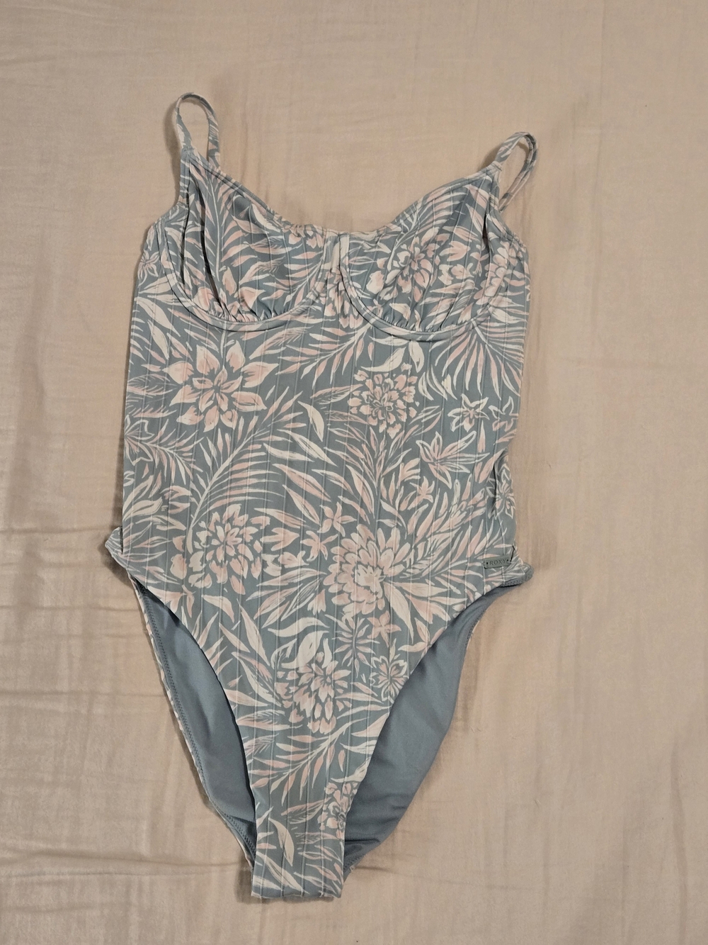 Roxy One-Piece Swimsuit with Blush Floral Print
